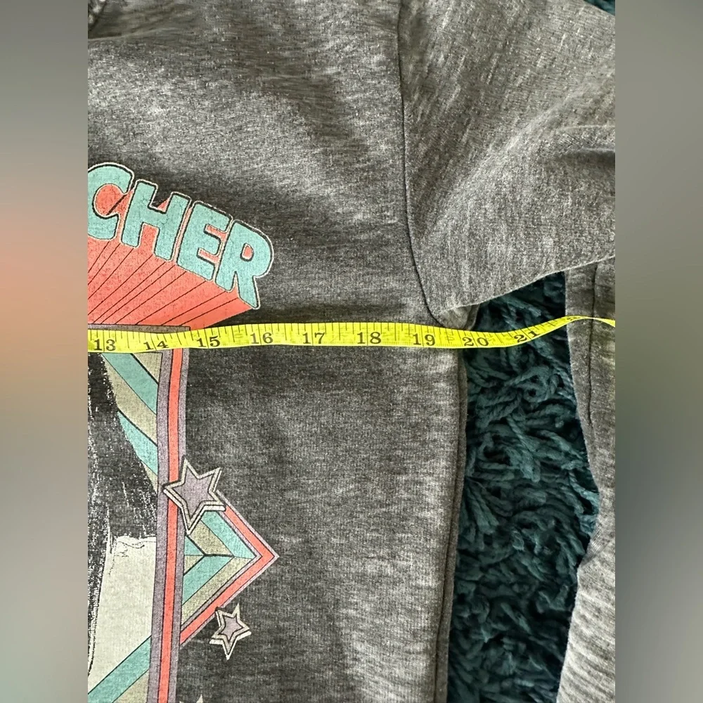 Recycled Karma Grey Burnout Sonny and Cher crewneck Sweatshirt Size Small - Picture 3 of 12